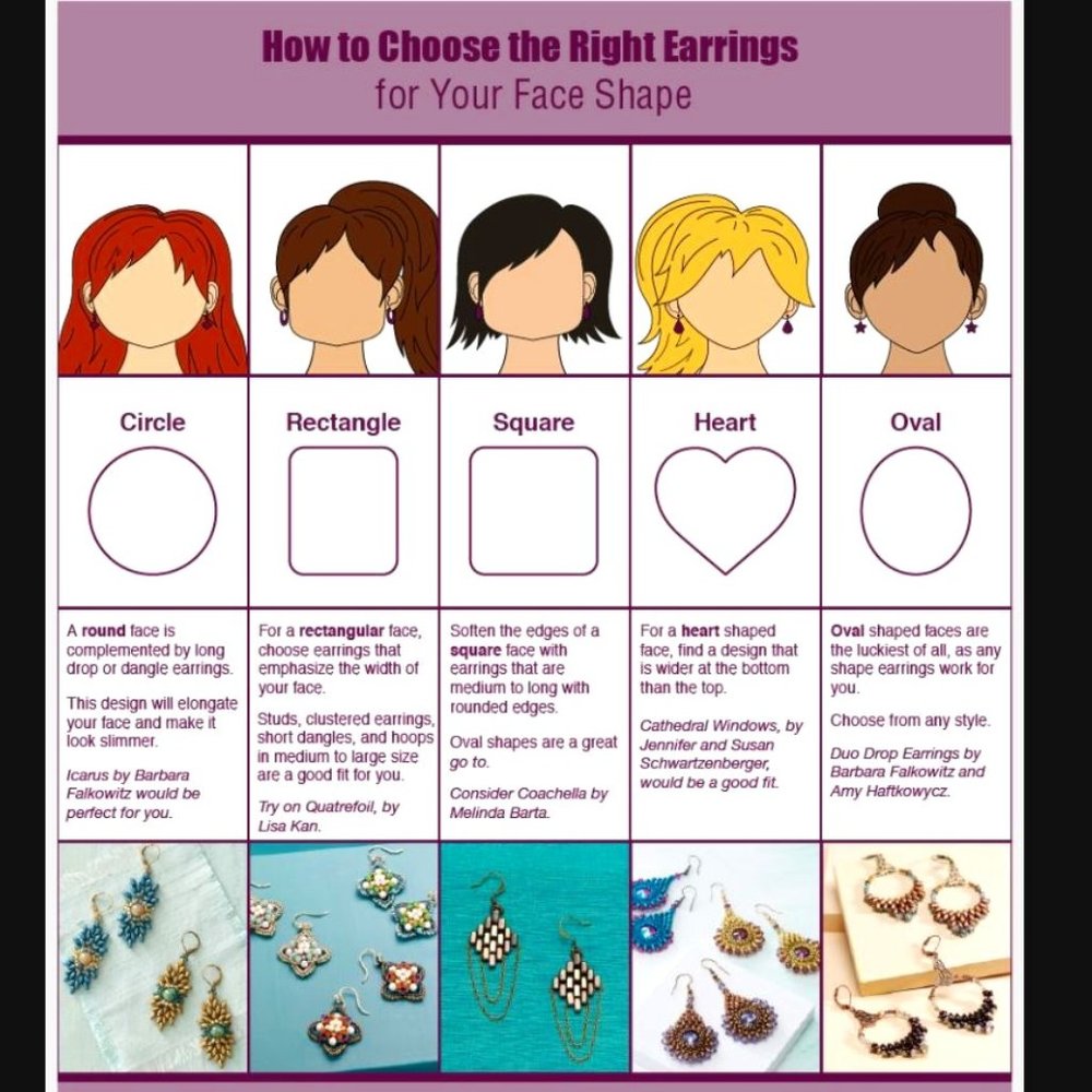 TIP - Earrings For Your Face Shape